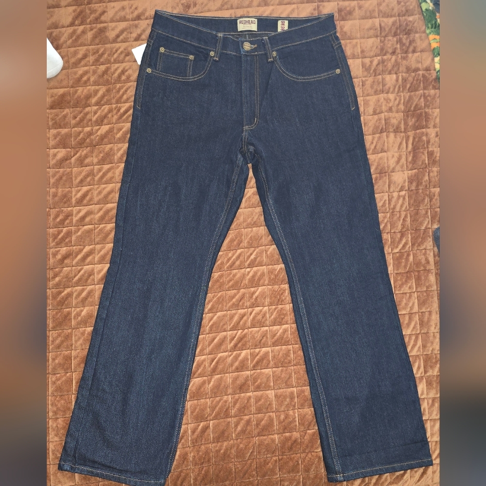 RedHead Flannel Lined Blue Jeans Men’s 32x32 NWOT